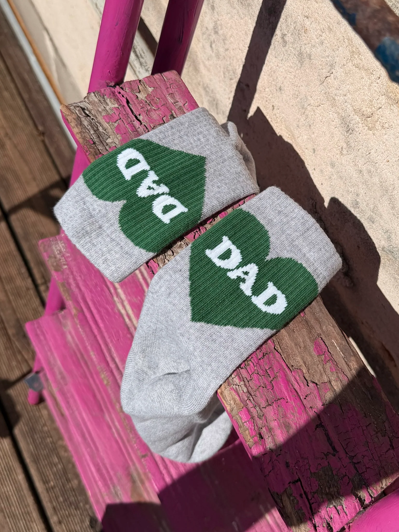 Gray DAD Socks - Image 3