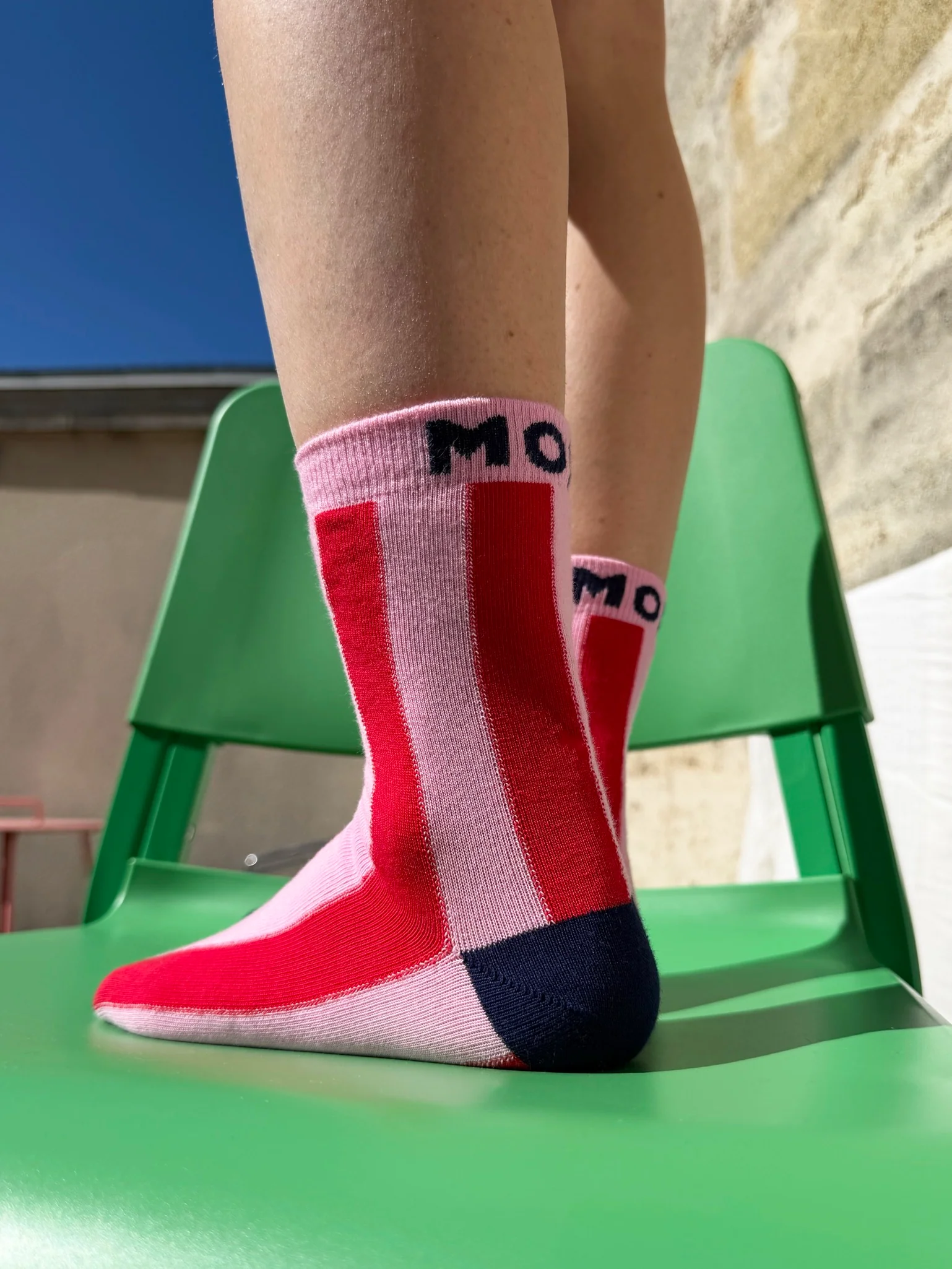 Pink & Blue MOM Socks - Image 4