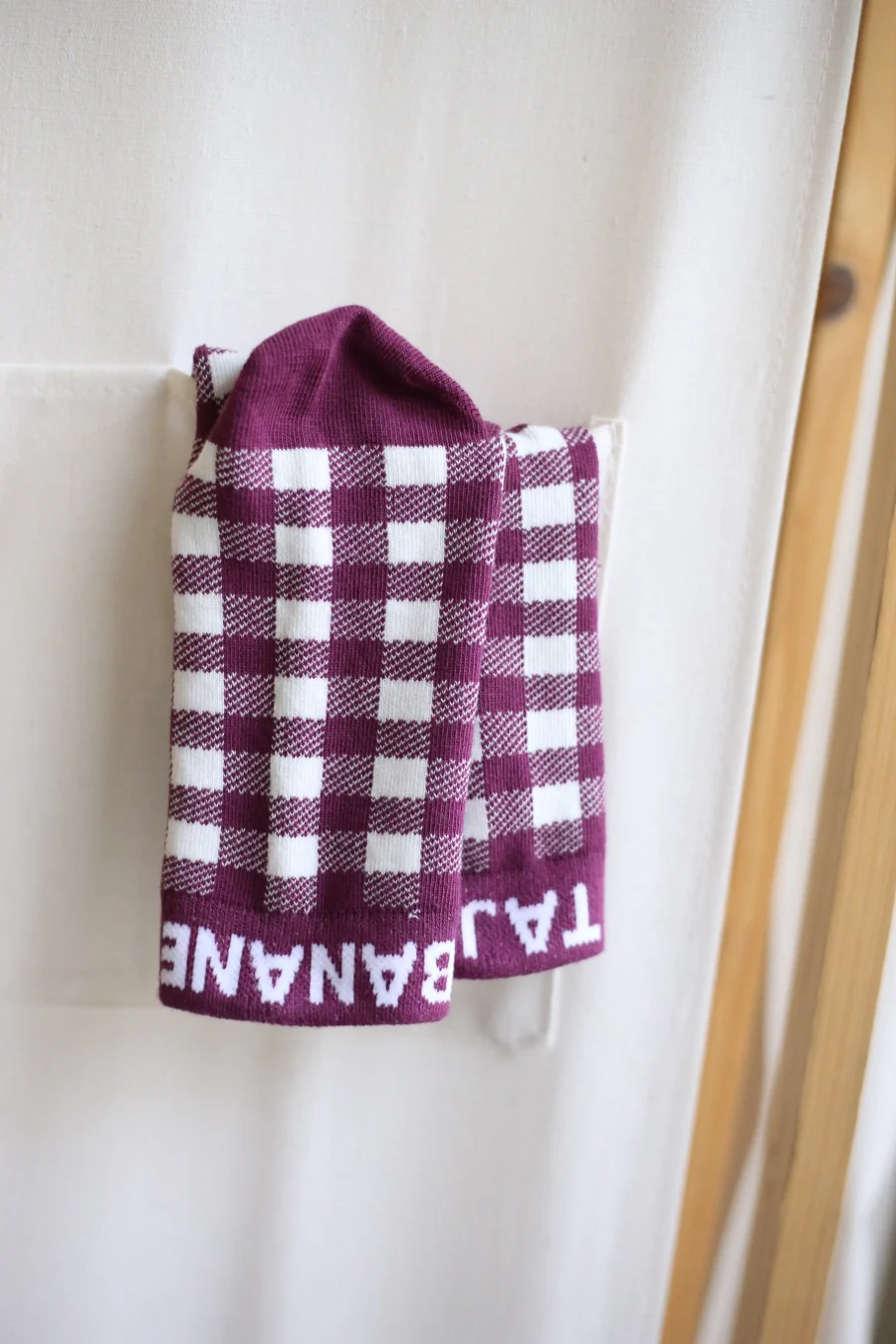 Vichy Mauve Socks - Image 3