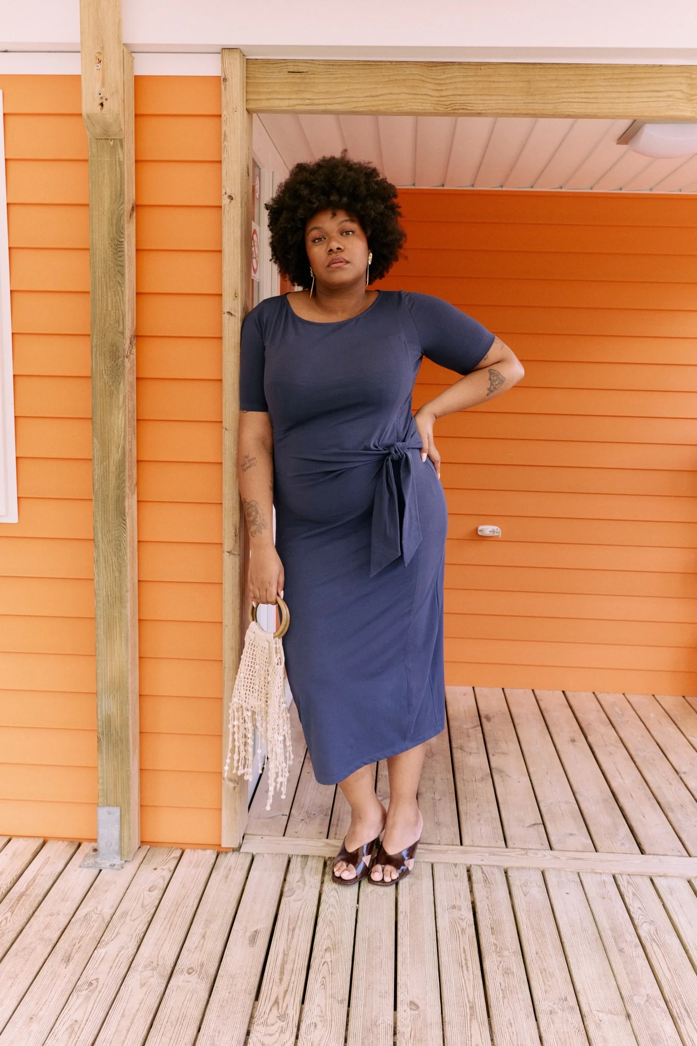 Océan Breastfeeding Dress - Image 5