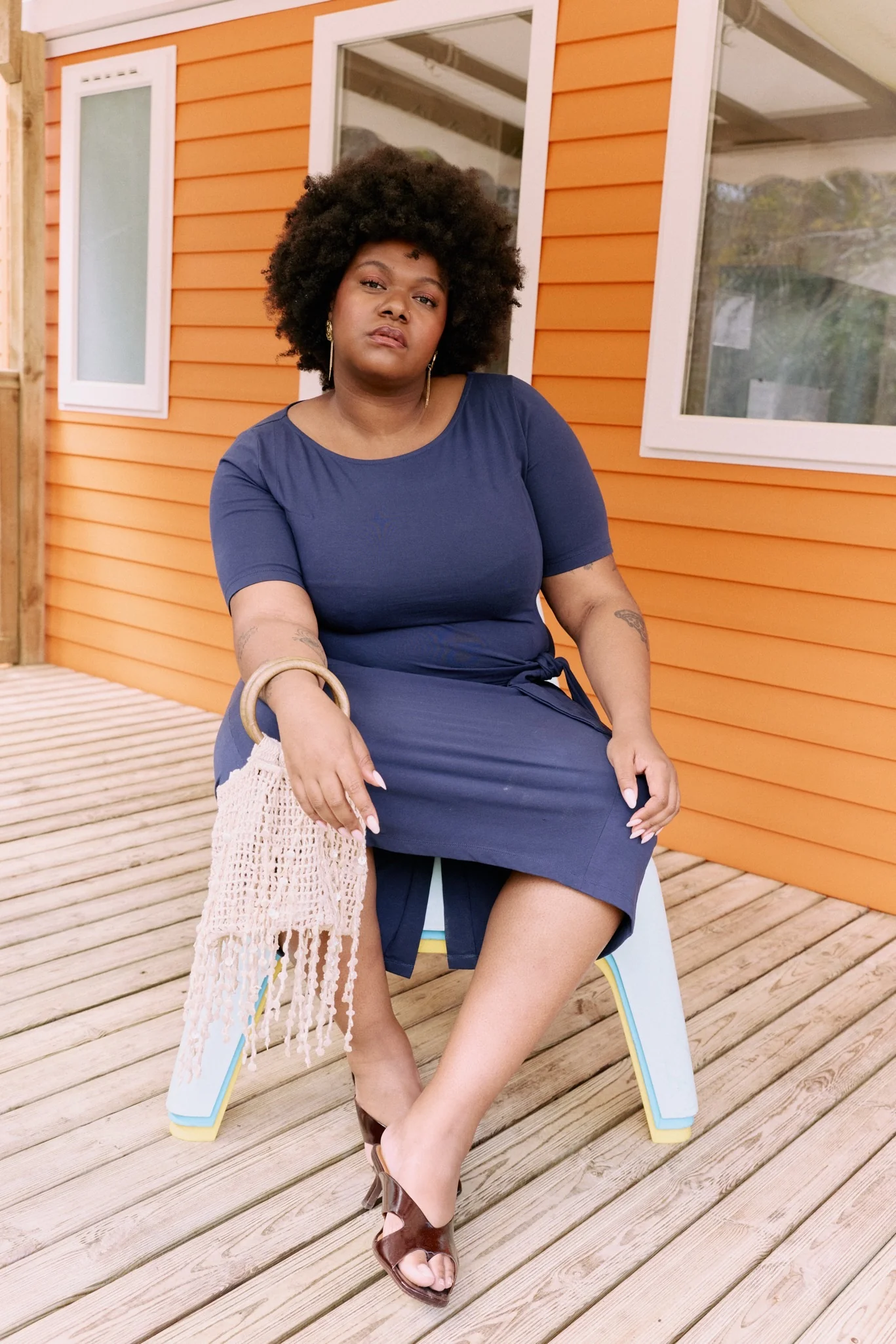 Océan Breastfeeding Dress - Image 8