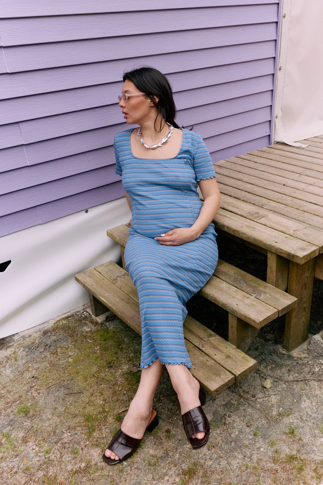 Vagues à l'âme Breastfeeding Dress - Image 8