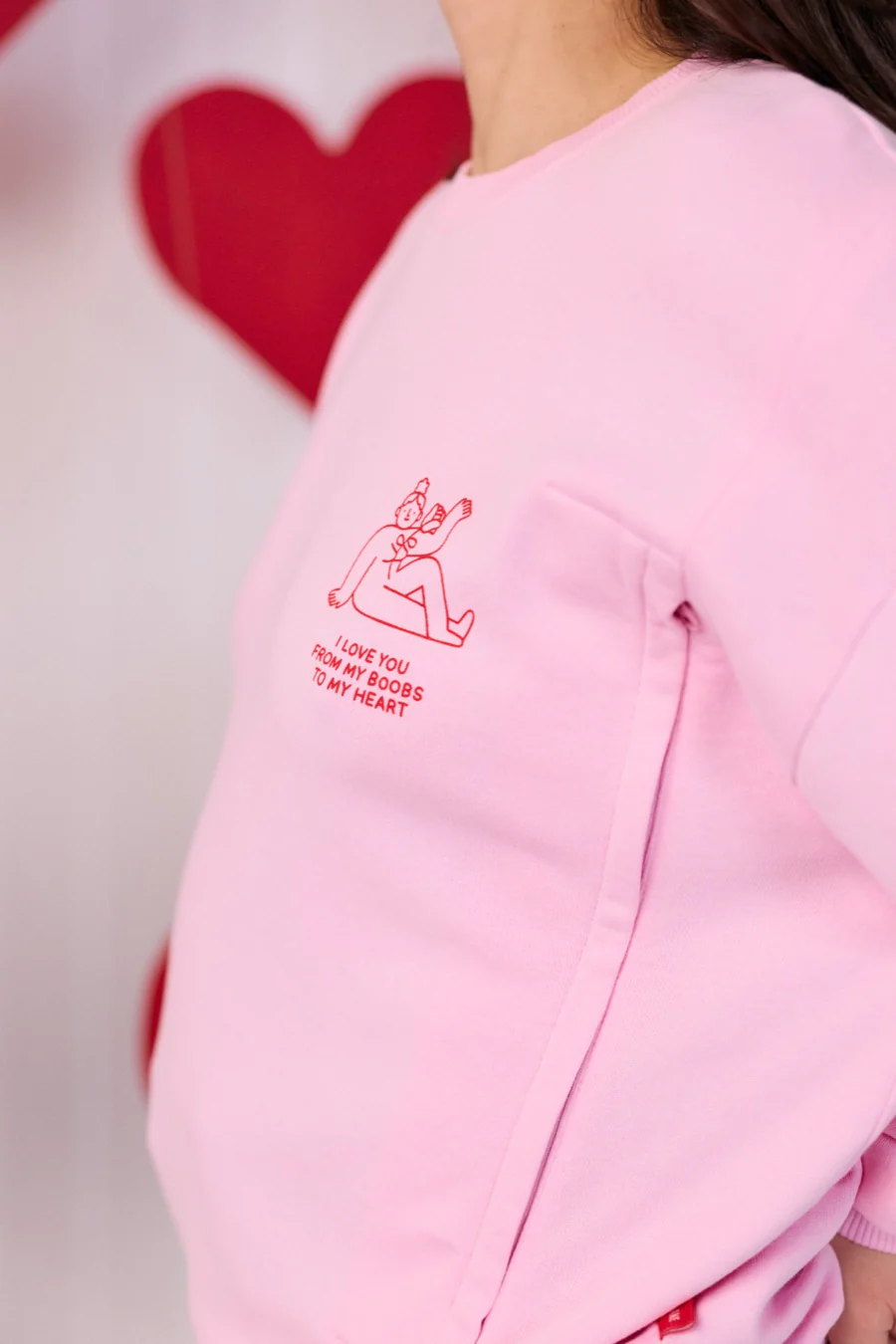 I Love You Breastfeeding Sweatshirt - Image 4