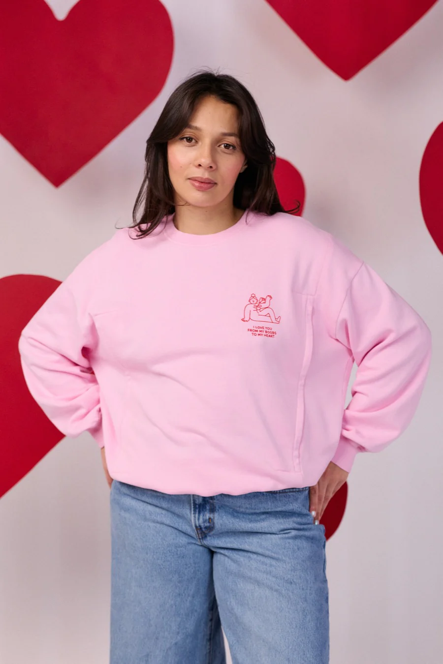 I Love You Breastfeeding Sweatshirt - Image 5