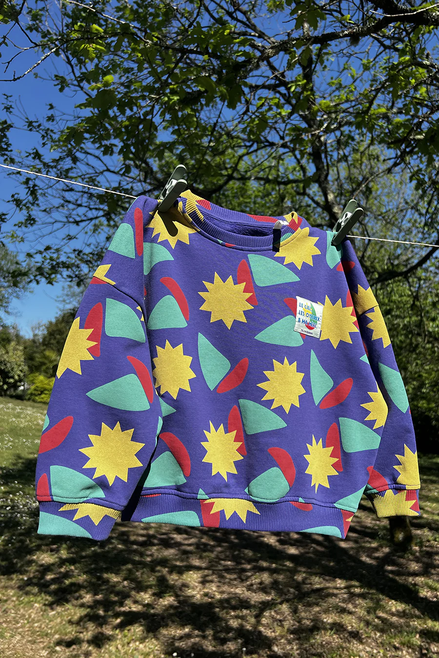 Le ciel les oiseaux et ma mère Kids Sweatshirt - Image 6