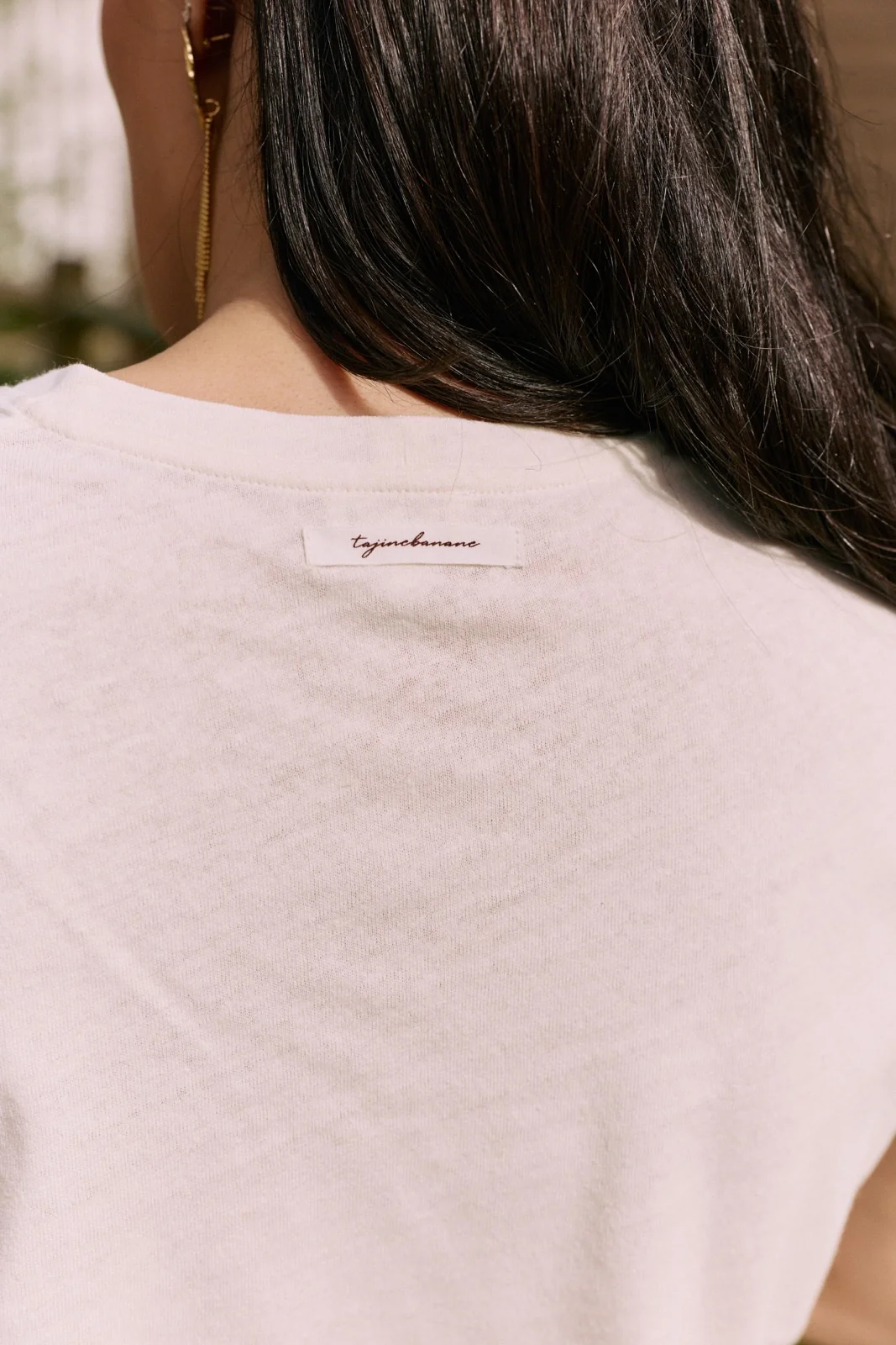 Ecru Lin’déclassable Breastfeeding T-shirt - Image 4
