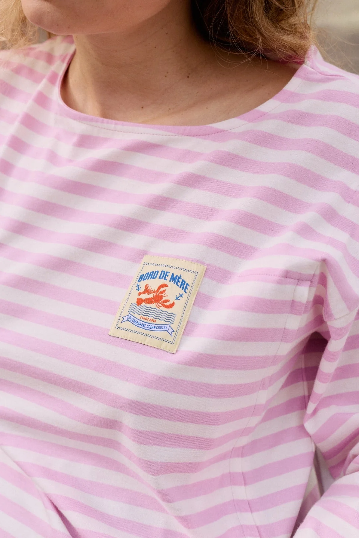 Mama'rinière Bord de Mère Breastfeeding T-Shirt - Image 4