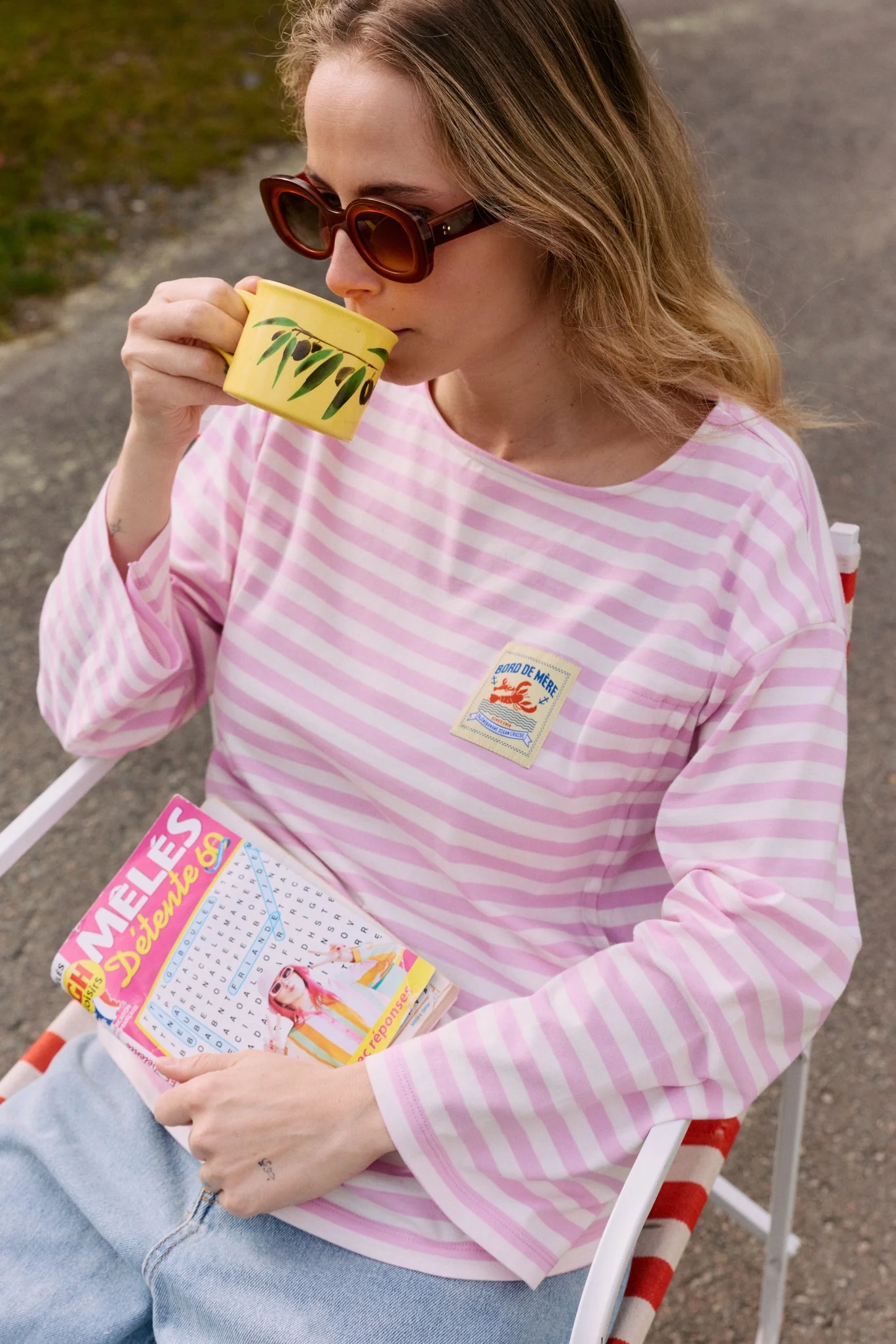 Mama'rinière Bord de Mère Breastfeeding T-Shirt - Image 6