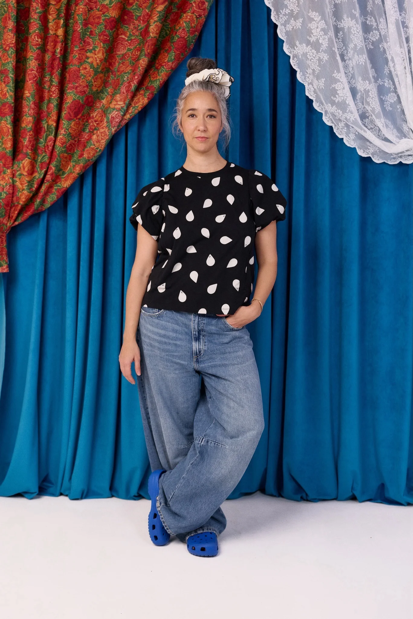 Raining Milk Breastfeeding Blouse - Image 3