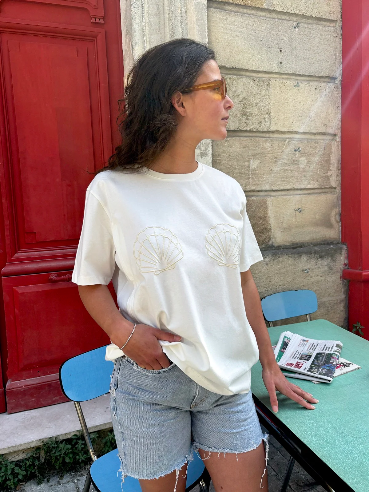 Seashell Breastfeeding T-shirt - Image 3